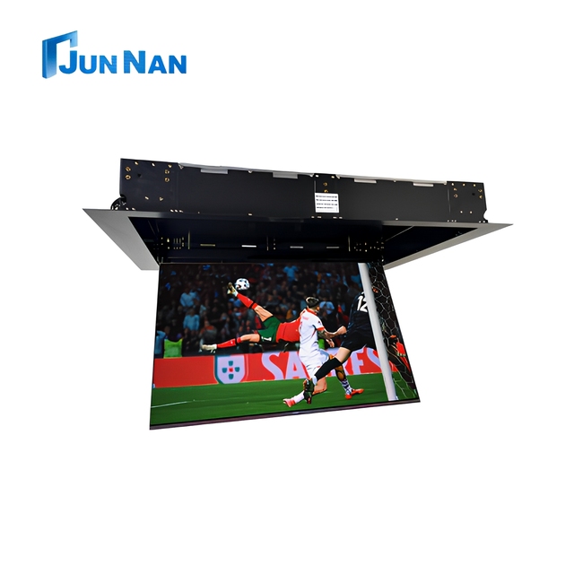 with Remote Control Motorized TV Lift Ceiling with Flip-up and Lift Ceiling TV Mount Motorized