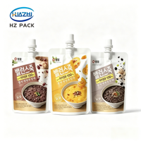 Pochette souple personnalisée de qualité alimentaire avec bec verseur pour sauce barbecue, mayonnaise, beurre de cacahuète, ketchup, vinaigrette, moutarde, confiture