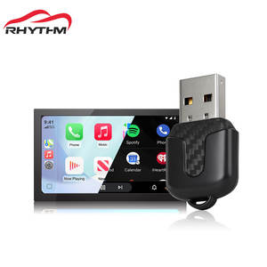 Adaptateur CarPlay sans fil ultra-mince et ultra-compact Rhythm, Bluetooth 5.3 haute vitesse, universel pour lecteur multimédia de véhicule - Product Image 1