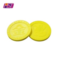 Prix usine 13.56Mhz jetons de pièce d'arcade jeton de jeu acrylique jeton de chariot jeton NFC étiquette de pièce intelligente PVC Rfid plastique rond fonctionnel