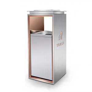 Hotel Lobby Luxury Floor Standing Elevator Trash Can Garbage Can Dust bin Ashtray Dustbin