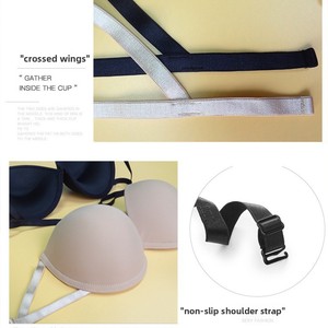 <span class=keywords><strong>Reggiseno</strong></span> Invisibile Senza Fili Monopezzo, Liscio, Modellante, con Fondo Spesso e Top Sottile, Lingerie Sexy da Donna - Product Image 6