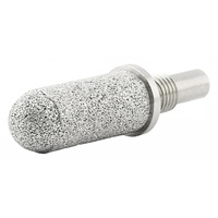 Silencieux pneumatique en métal poreux sinterisé en acier inoxydable 304 avec connexion filetée
