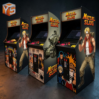 Máquina Arcade Retro Personalizada ZDYS Metal Slug, Gabinete Arcade con Pantalla LCD de 32 Pulgadas, Juego Operado con Monedas para Parques de Diversiones Comerciales