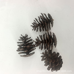 Piñas de Pino Simuladas de Plástico, Adornos para Árboles de Navidad, Accesorios para Manualidades, Piezas para Bricolaje, Estilo Europeo Americano, Forma Irregular - Product Image 3