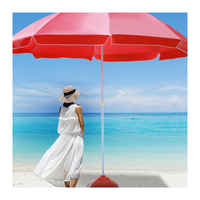 Prêt à expédier 130cm 2m vente en gros grande table commerciale parasols patio parasol extérieur avec logo