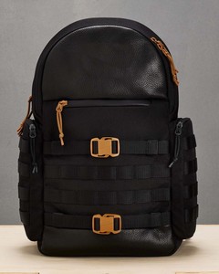 Factory Custom Tactical Style Oxford Genuine Vegan <b>Leather</b> Waterproof Laptop <b>Backpacks</b> with Nylon Lining for <b>Men</b> - Product Image 3