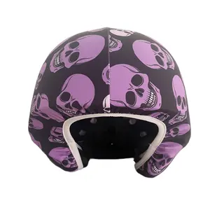卸売動物デザインスキーヘルメットプロテクターカバー、新しいデザイン優れたスノーボードヘルメットカバー/