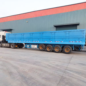 Semirremolque de volteo lateral de 4 ejes personalizado para el transporte de carbón y arena - Product Image 6