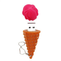 Nouvelle clé USB en silicone en forme de crème glacée aux fruits de dessin animé 64 Go avec porte-clés gratuit et boîte cadeau USB 2.0 pour amis