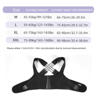 Correcteur de posture VBOSi 1 pièce, redresseur de dos, soutien lombaire pour les employés de bureau, pour corriger la posture des épaules, pour femmes et hommes