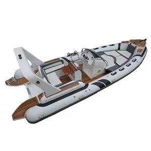 CE approval luxury deep v orca steering console 16 ft hypalon rigid inflatable aluminum hull 16ft rib boat 480 with motor