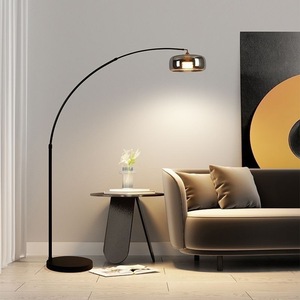 <span class=keywords><strong>Lampe</strong></span> sur pied LED en fer forgé et <span class=keywords><strong>verre</strong></span>, style minimaliste italien, luxe léger, protection oculaire, pour salon, bureau et chambre <span class=keywords><strong>à</strong></span> coucher, très vendue - Product Image 2