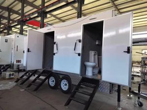 Lusso Mobile bagno personalizzabile di alta qualità portatile rimorchio per campeggio Park fatto FRP materiale del pannello Sandwich Wash Wash - Product Image 4