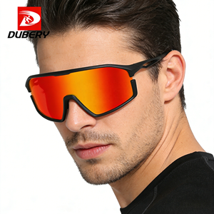 Lunettes de soleil polarisées DUBERY coupe-vent 2026 avec protection UV400, de haute qualité, pour le sport, la course à pied, le cyclisme, avec de grandes lentilles surdimensionnées - Product Image 4