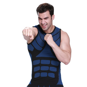 Camiseta sin mangas de alta calidad de compresión chándal ajustado ropa de gimnasio para <span class=keywords><strong>hombre</strong></span> - Product Image 1