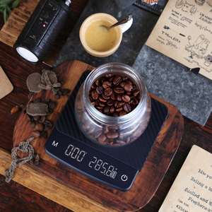 मिनी पोर्टेबल पेशेवर कॉफी स्केल ऑटो परिकशन बैरिस्ता रसोई पैमाने थोक कोरा इलेक्ट्रिक 0.1 जी - Product Image 4