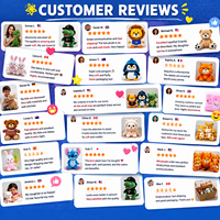 Jouet en peluche personnalisé, tissu super doux, rembourrage en coton PP, poupée en peluche mignonne, OEM ODM