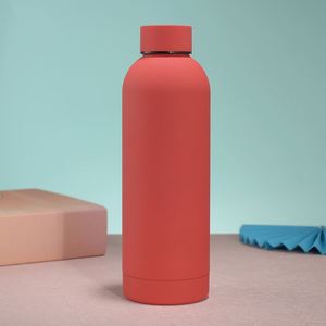 American Style Rubber Painting Custom Logo Vacuum <b>Thermos</b> <b>Bottle</b> Small Mouth Sports Water <b>Bottle</b> With Strap - Product Image 6