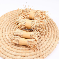 Bouquets de raphia naturel directement de l'usine, 100g par bouquet, fibres de raphia brutes pour emballage, magasin, fleuriste, vente en gros