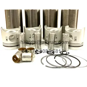 Set Lengan Silinder Suku Cadang Mesin 4M40 Kit Pembangunan Kembali Mesin 4M40 Kit Liner dengan Pin Ring Piston