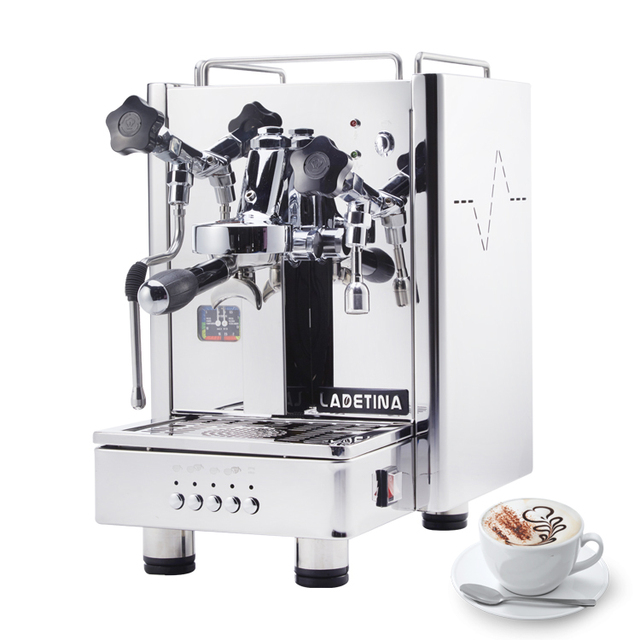 Electronically Controlled Mini Espresso Portable Coffee Maker Programmable Semi-Automatic Stainless Steel for Hotels Households