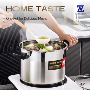 Casserole à pression compatible induction en SUS304, corps épaissi de 1,2 mm, poli miroir, pour une cuisine moderne - Product Image 2