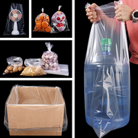 Bâches en LDPE 100 % recyclées, certifiées GRS | Sac plastique transparent PPWR de l'UE, impression sur mesure, gros volume