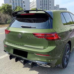Kit carrosserie pour VW Golf MK8 GTI R GTD Clubsport, spoiler de coffre arrière, aspect fibre de carbone, style CS, aileron de toit, accessoires de voiture - Product Image 2