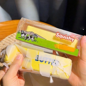 Juguete de Mantequilla Crujiente y Elástica para Aliviar el Estrés de los Estudiantes, Juguetes Sensoriales para Apretar, Juguetes para Niños - Product Image 1