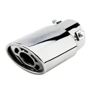 Tubo de escape universal para coche, accesorios de silenciador de acero inoxidable de 1,5 a 1,8 L, 63 mm de diámetro, A1442