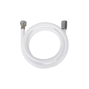 Manguera de Ducha de PVC de Alta Calidad, Color Blanco, Resistente a la Oxidación, con Conector de Latón, Flexible y Duradera, para Ducha de Mano - Product Image 2