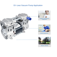SMV300P-90 série pompe à vide huile 220v -98kpa pompe à vide sans huile pour équipement de liposuccion