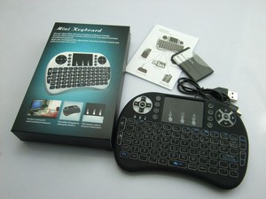 Miniteclado retroiluminado I8, USB Combo Fly 2,4G, Control remoto, ratón inalámbrico, teclado para <span class=keywords><strong>X96MAX</strong></span> X98 T95 tv box - Product Image 5