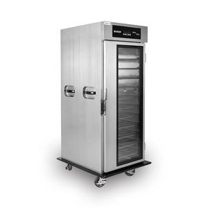 Carrello elettrico dello scaldavivande dell'attrezzatura della cucina della <span class=keywords><strong>Pizza</strong></span> inossidabile commerciale mobile - Product Image 4