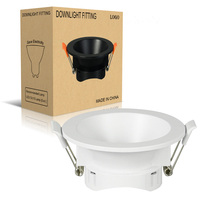 Spot LED GU10 MR16 GU5.3, cadre de spot encastré au plafond, cadre de spot LED GU10, spot anti-éblouissement