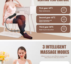Masajeador de piernas para circulación y alivio del dolor, masajeador de pies y pantorrillas de compresión de aire útil para la relajación - Product Image 5