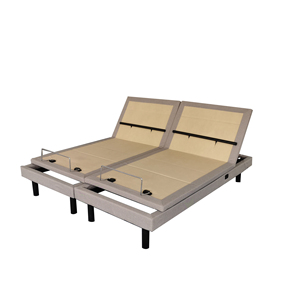 Base de Cama Eléctrica King-Size con Soporte Lumbar Ajustable, Almohada Suave, Estilo Moderno, Caja de Cartón para Colchón Queen-Size, Panel de Madera - Product Image 4