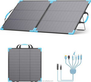 Panneau solaire pliable 100W, efficacité 25%, 19% plus léger, étanche IP67 avec supports robustes pour camping-car, camping et utilisation hors réseau - Product Image 1