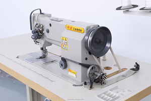 HUAMEI 842 Industrial Double Needle Flat Bed Lock Stitch <b>Sewing</b> <b>Machine</b> Engine High-Speed Walking Foot <b>Leather</b> New High-Accuracy - Product Image 3