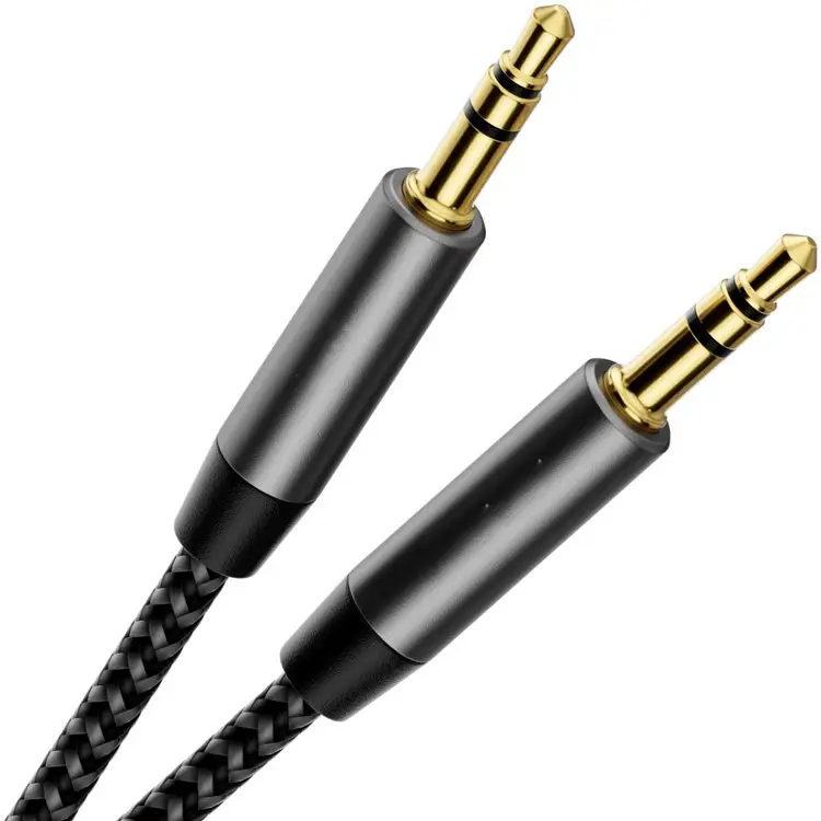 Gold Plated 3.5mm Plug Listening Audio Cable Male To Male Focuses Cable Phone Car Speaker Mp4 Headphone Audio Aux Cables