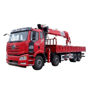 Camion grue télescopique FAW 8x4 fiable de 25 tonnes, grue Loory de 30 tonnes avec moteur de 420 CV pour la construction - Product Image 1