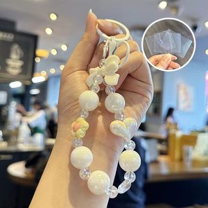 <span class=keywords><strong>Chaîne</strong></span> de <span class=keywords><strong>téléphone</strong></span> colorée avec perles en verre irisées et breloque en forme de nœud, joli bracelet <span class=keywords><strong>pour</strong></span> téléphones mobiles et sacs - Product Image 4