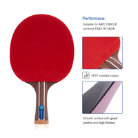 Raquette de tennis de table de qualité supérieure, prix d'usine original, excellente qualité