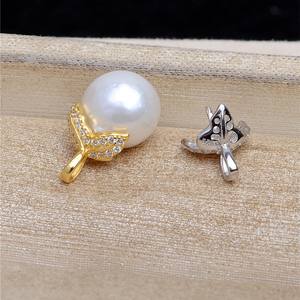 ฐานจี้เงินแท้ S925 รูปทรงมะเขือยาว สำหรับงาน DIY แบบกึ่งสำเร็จรูป ฐานเปล่า ไม่มีตำหนิ รุ่น 5570 พร้อมตัวเว้นระยะเงิน สำหรับทำเครื่องประดับ - Product Image 3