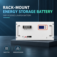 Batterie de stockage d'énergie LiFePO4 51,2V 5Kwh 10Kwh 15Kwh, rack de batteries de stockage d'énergie, batterie lithium-ion 48V 100Ah 200Ah 300Ah