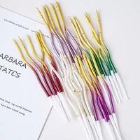 Vente en gros de bougies d'anniversaire à étincelles multicolores de 16,5 cm de hauteur