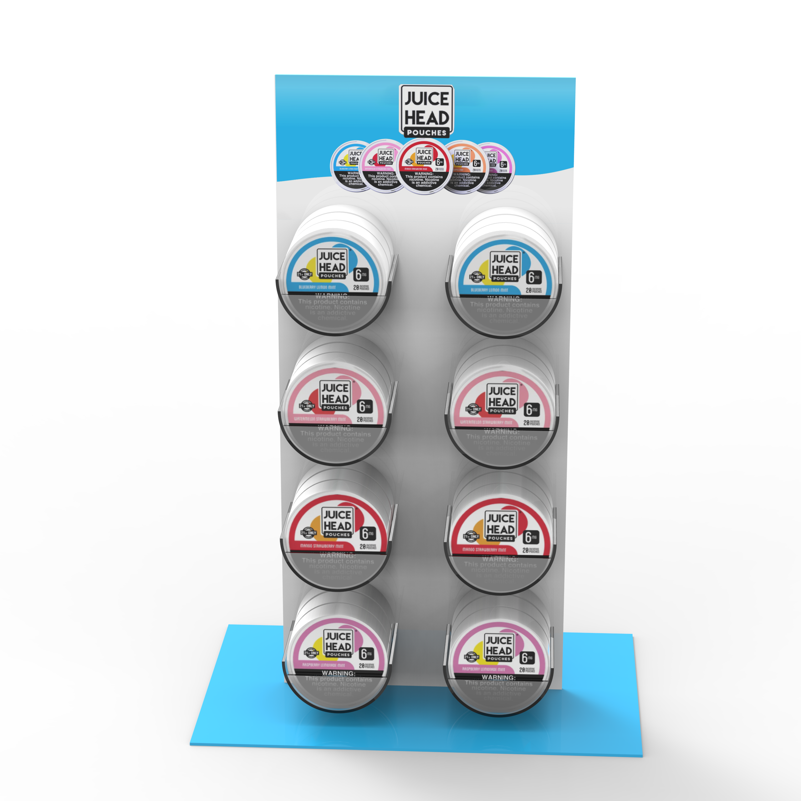 Apache Factory Customizable Acrylic Countertop Smoking Display Racks for Shopping Malls — view 5
