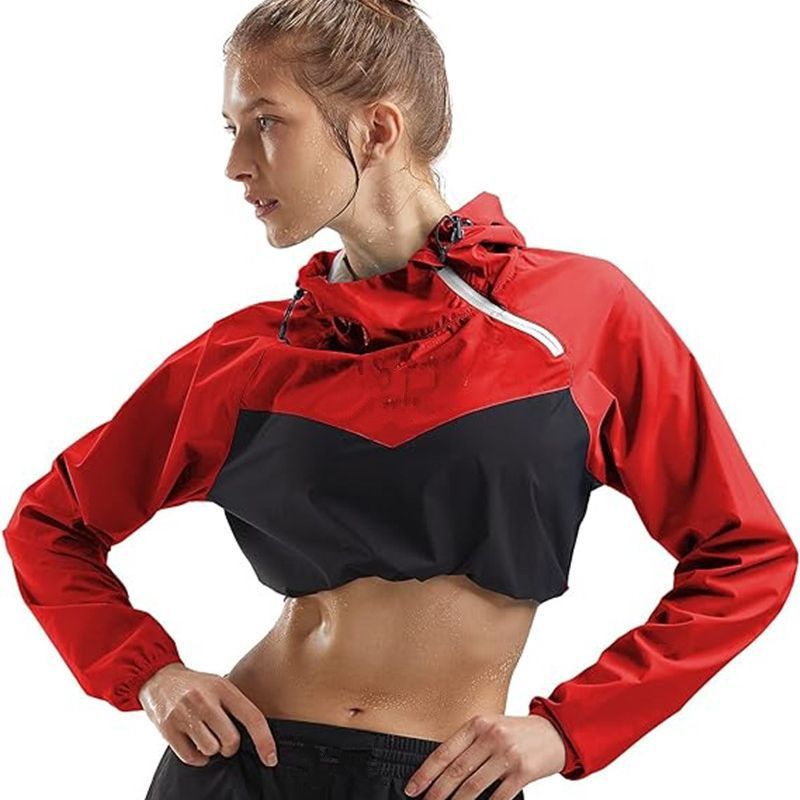 Hot Sweat Zipper Pockets Sauna Suits