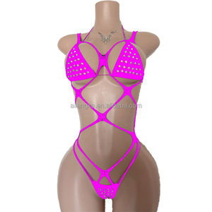 Vadulyer Costumes Sexy à Diamants pour Spectacle, Disponibles en 6 Couleurs, Toutes Taxes Comprises - Product Image 4